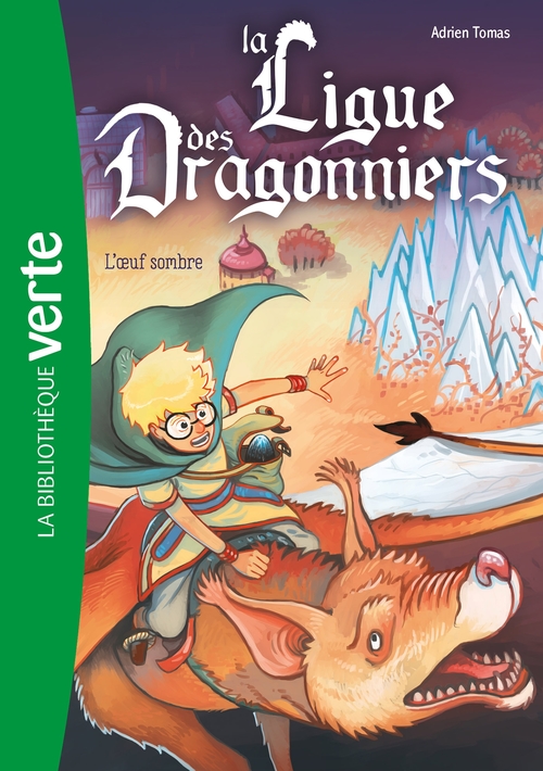 ebook cover of La ligue des dragonniers 02 - L'oeuf sombre, by Antoine Brivet, Adrien Tomas