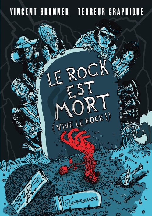 Couverture ebook de Le rock est mort, vive le rock!, de Vincent Brunner, Terreur Graphique
