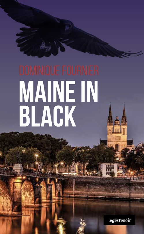 ebook cover of Maine in black, by Dominique Fournier