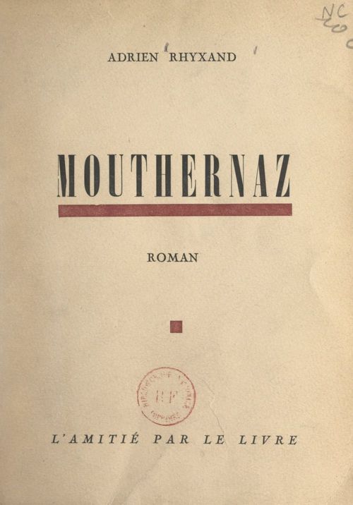 ebook cover of Mouthernaz, by Adrien Rhyxand