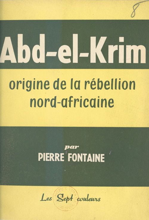 Couverture ebook de Abd-El-Krim, de Pierre Fontaine