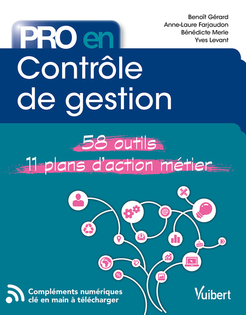 Couverture ebook de Pro en Contrôle de gestion, de Anne-Laure Farjaudon, Benoît Gérard, Yves Levant, Bénédicte Merle