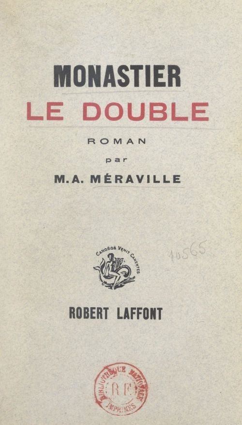 Couverture ebook de Monastier le double, de Marie-Aimee Meraville