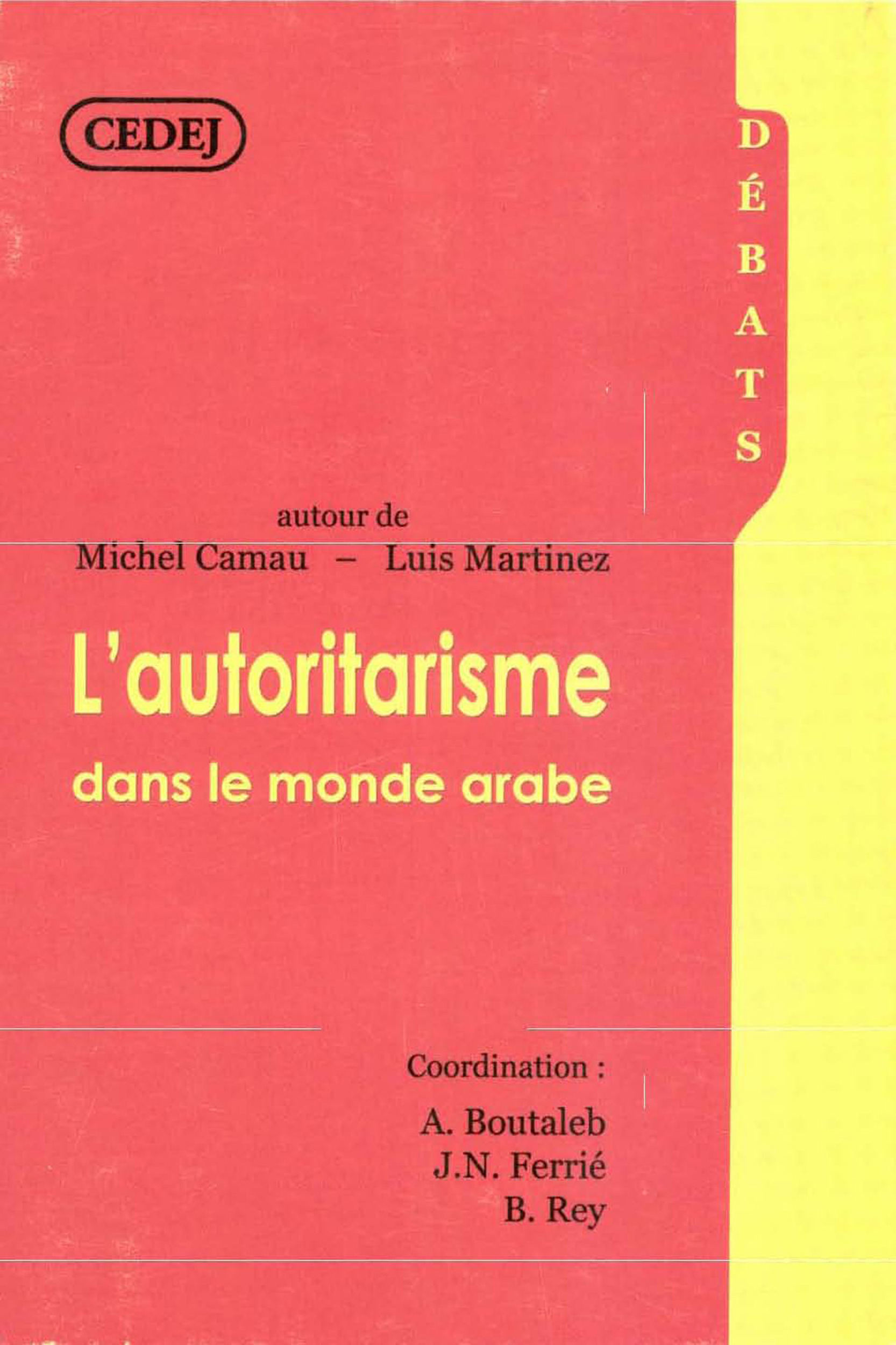 ebook cover of L´autoritarisme dans le monde arabe, by Luis Martinez