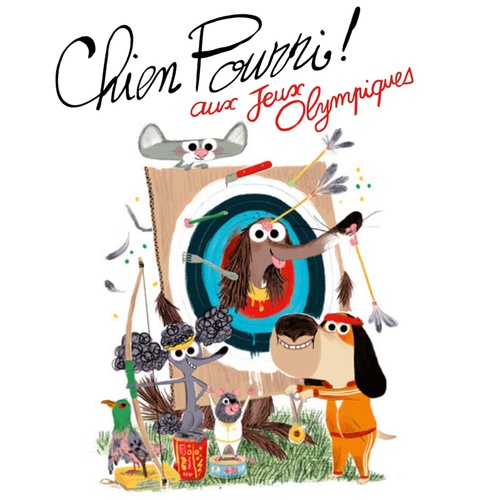 audiobook cover of Chien Pourri aux Jeux Olympiques, by Colas Gutman, Marc Boutavant