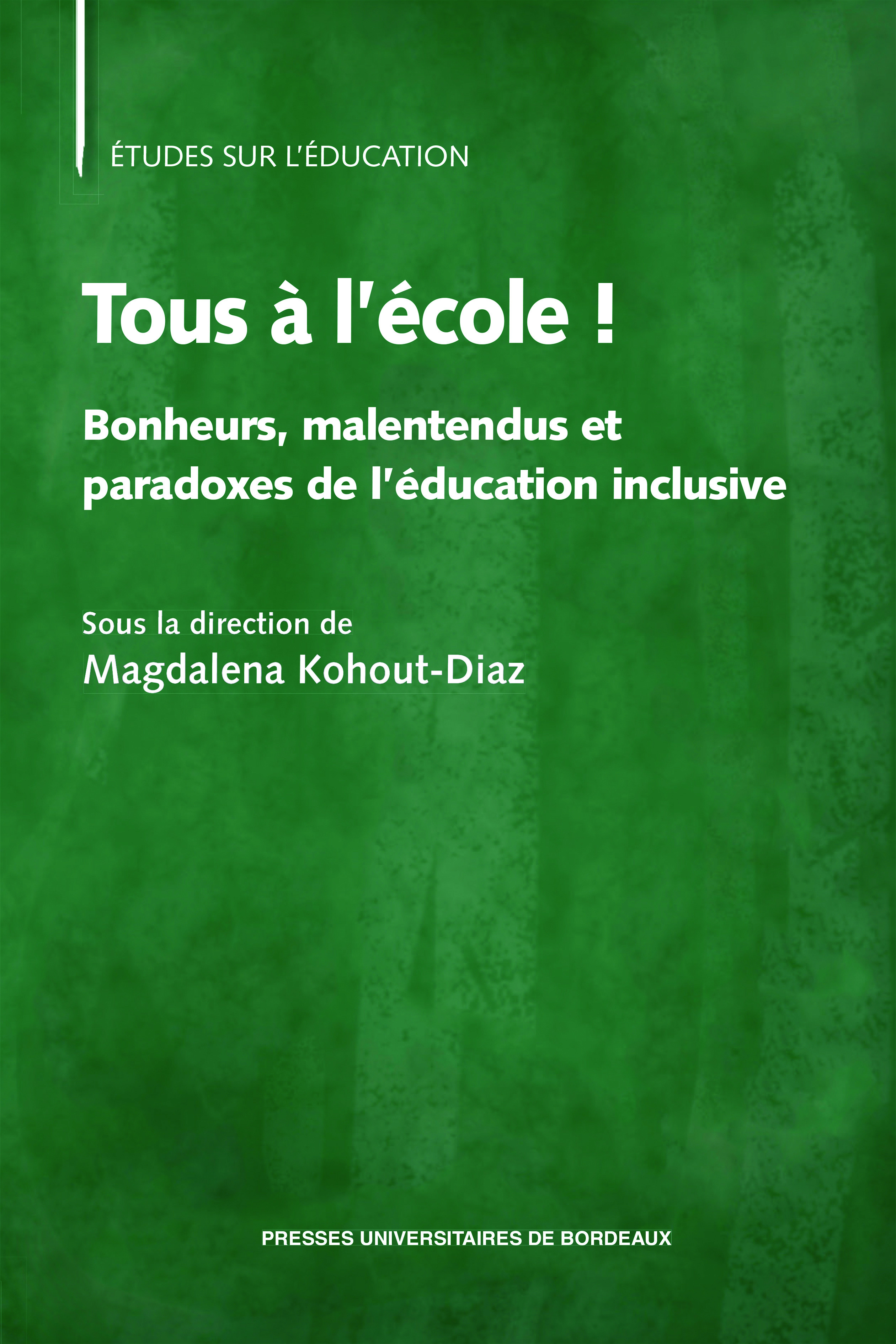 Couverture ebook de Tous à l'école !, de Kohout-Diaz Magdalen