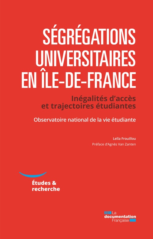 ebook cover of Ségrégations universitaires en Ile-de-France, by Observatoire National De La Vie Etudiant