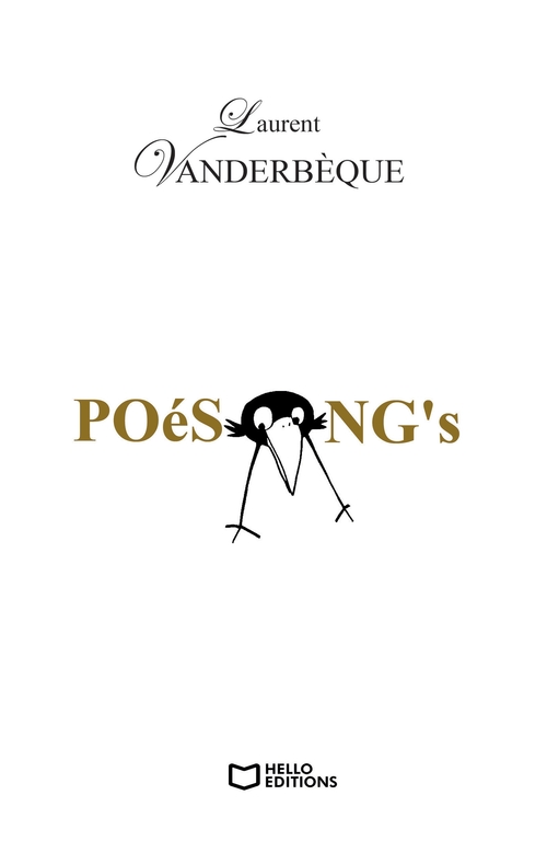 Couverture ebook de Poésong's, de Laurent Vanderbèque