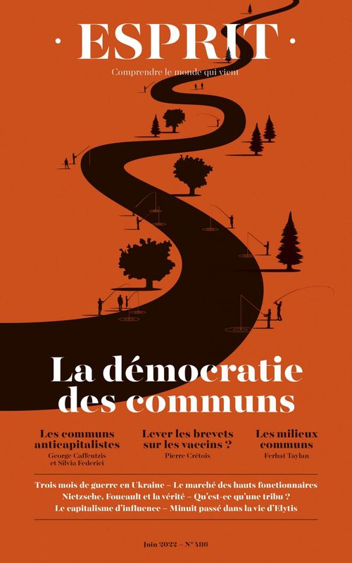 Couverture ebook de Esprit - La démocratie des communs, de Collectif