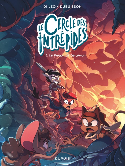 Couverture ebook de Le cercle des intrépides - Tome 2 - Le dragon de Bergamoth, de Marc Dubuisson, Massimo Di Leo
