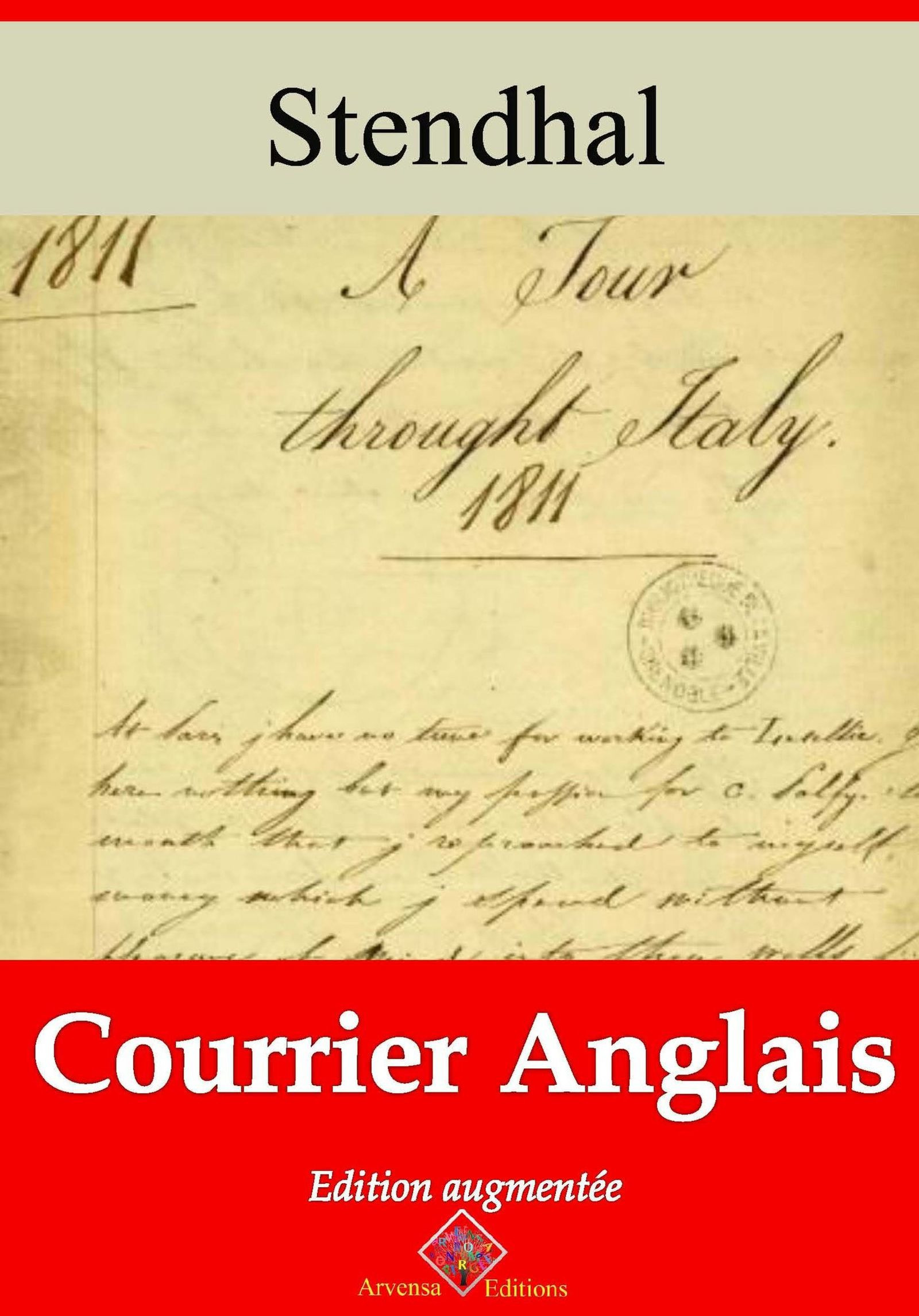 ebook cover of Courrier anglais - suivi d'annexes, by Stendhal