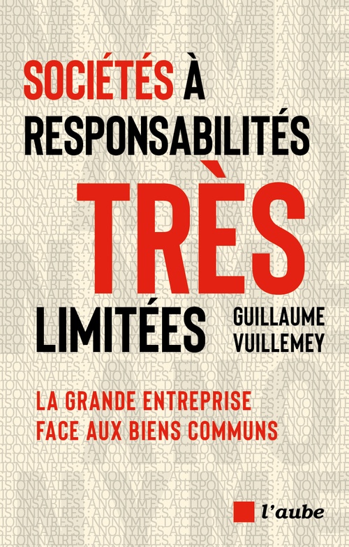 ebook cover of Sociétés à responsabilités très limitées, by Guillaume Vuillemey