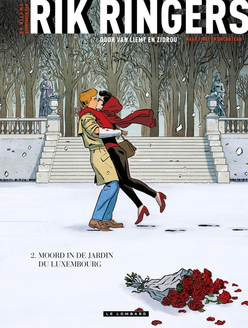 Couverture ebook de Moord in de Jardin du Luxembourg, de Zidrou