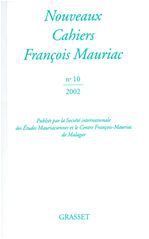 ebook cover of Nouveaux cahiers François Mauriac n° 10, by François Mauriac