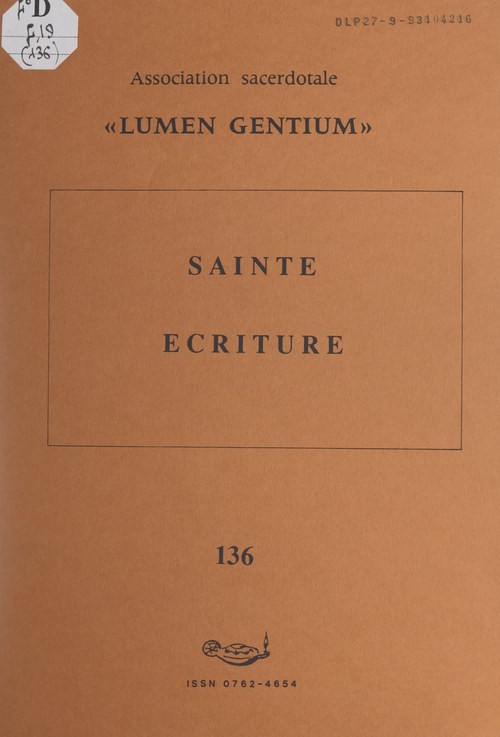Couverture ebook de Sainte Écriture, de Georges Devin