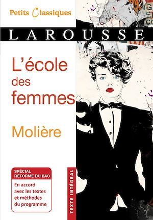Couverture ebook de L'école des femmes, de Molière