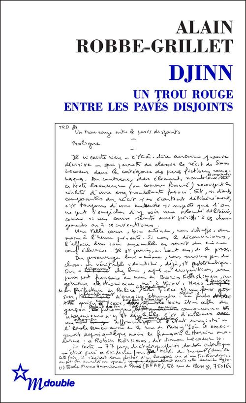 Couverture ebook de Djinn, de Alain Robbe-Grillet