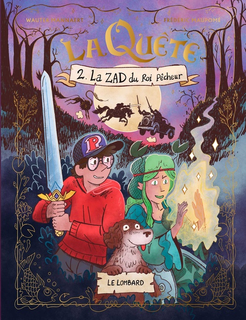Couverture ebook de La Quête - Tome 2 - La ZAD du roi pêcheur, de Frédéric Maupomé