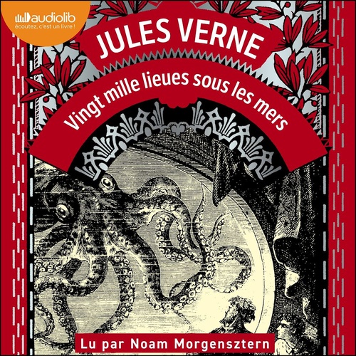 Couverture audiobook de Vingt mille lieues sous les mers, de Jules Verne