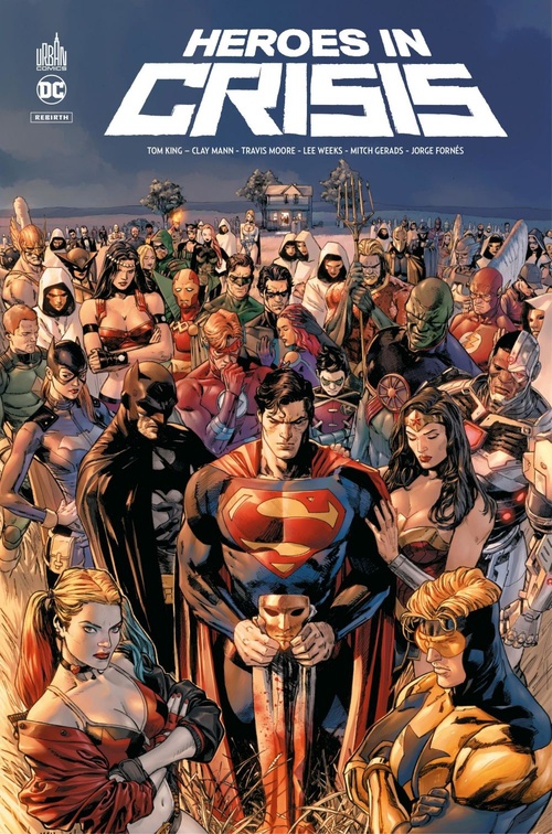 Couverture ebook de Heroes in Crisis, de Tom King, Mitch Gerads, Lee Weeks