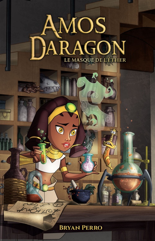 ebook cover of Le masque de l'éther, by Bryan Perro