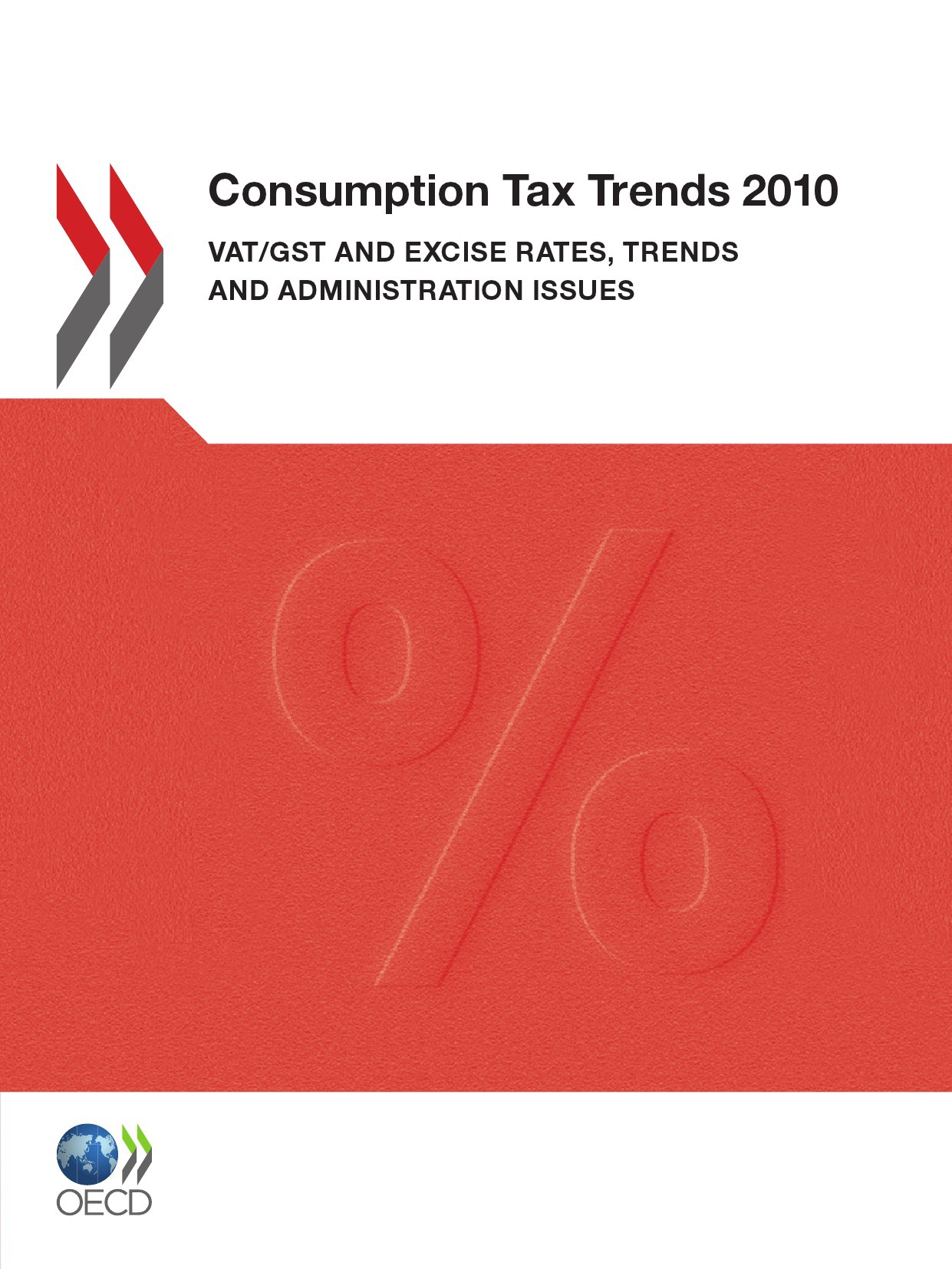 Couverture ebook de Consumption Tax Trends 2010, de OCDE