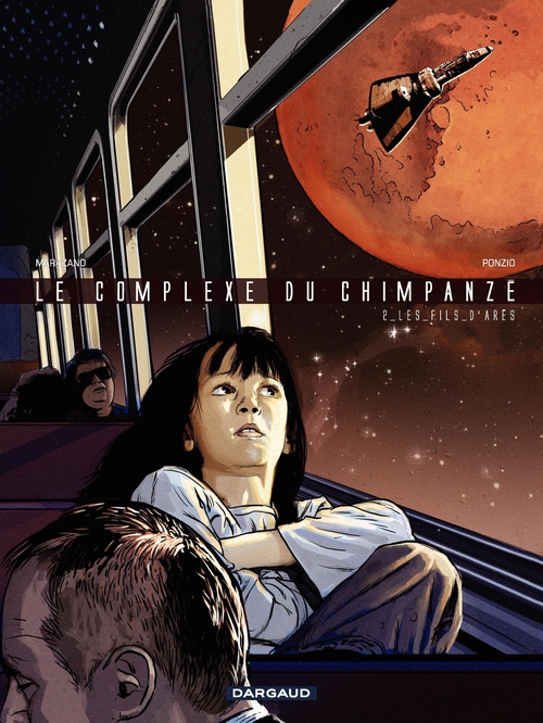 Couverture ebook de Le Complexe du Chimpanzé - Tome 2 - Les Fils d'Arès, de Richard Marazano, Jean-Michel Ponzio