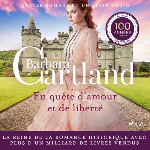 Couverture audiobook de En quête d'amour et de liberté, de Barbara Cartland