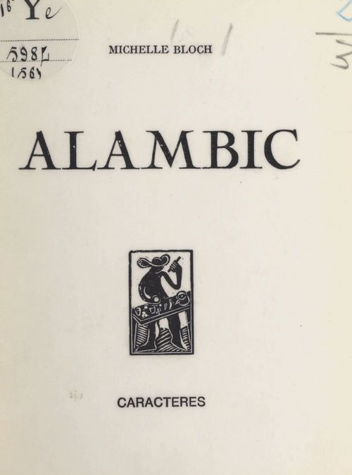 ebook cover of Alambic, by Michelle Bloch