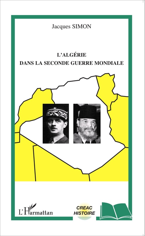 ebook cover of L'Algérie dans la Seconde Guerre mondiale, by Jacques Simon