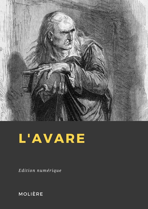 Couverture ebook de L'Avare, de Molière