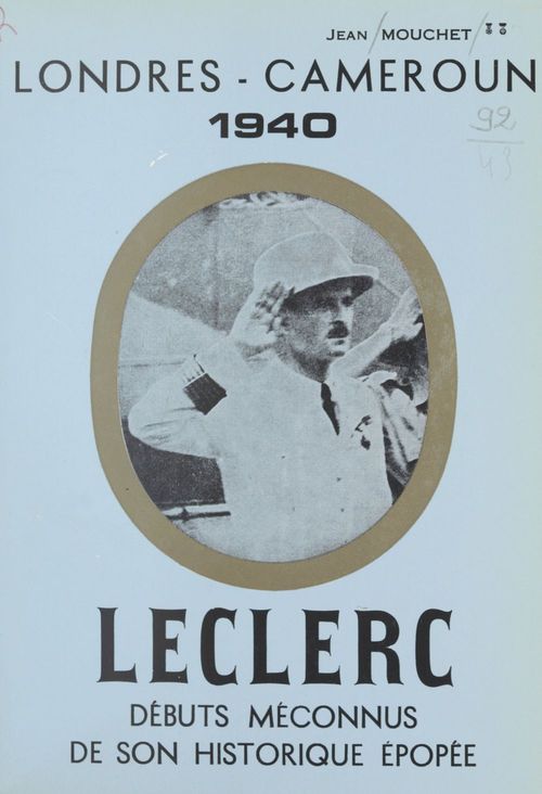 Couverture ebook de Leclerc, de Jean Mouchet