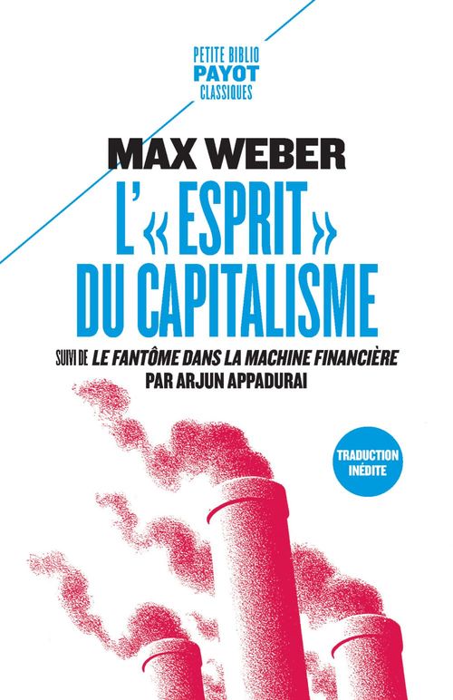 Couverture ebook de L'"Esprit" du capitalisme, de Max Weber, Arjun Appaduraï