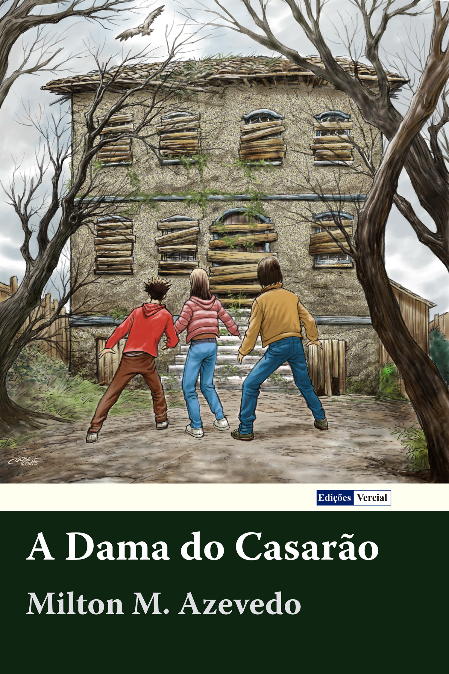 ebook cover of A Dama do Casarão, by Milton M. Azevedo