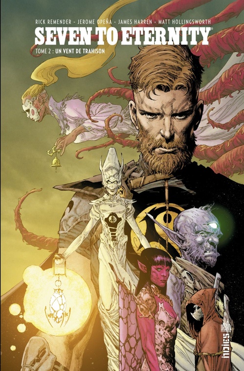 Couverture ebook de Seven to Eternity - Tome 2 - Un vent de trahison, de Rick Remender, James Harren, Jerome Opena