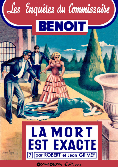 Couverture ebook de La mort est exacte au rendez-vous, de Jean Grimey, Robert Grimey
