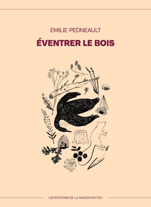 ebook cover of Éventrer le bois, by Emilie Pedneault