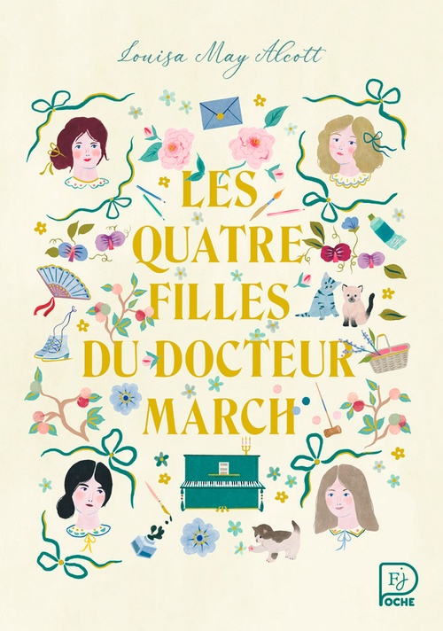 Couverture ebook de Les quatre filles du docteur March, de Louisa May Alcott