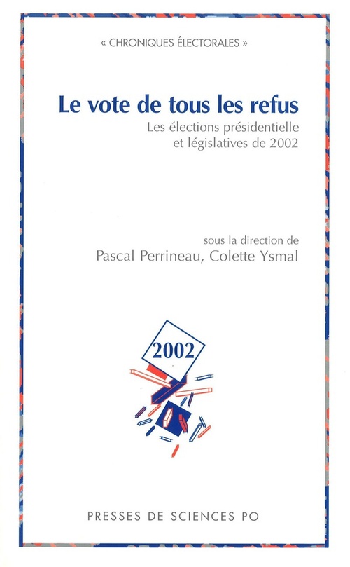 Couverture ebook de Le vote de tous les refus, de Pascal Perrineau