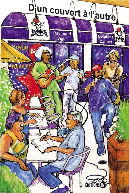 Couverture ebook de D'un couvert à l'autre, de Delphine Caubet, Raymond Viger