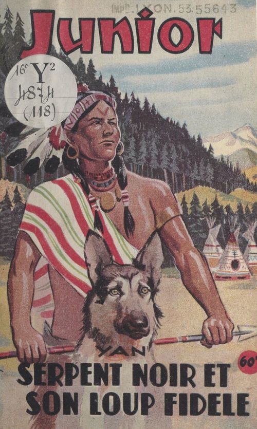 Couverture ebook de Serpent noir et son loup fidèle, de Yan