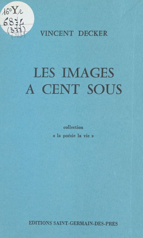 Couverture ebook de Les images à cent sous, de Vincent Decker