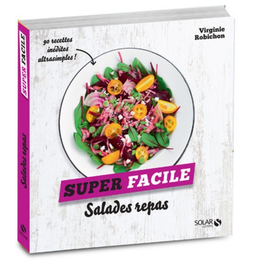 ebook cover of Salades repas - super facile, by Virginie Robichon