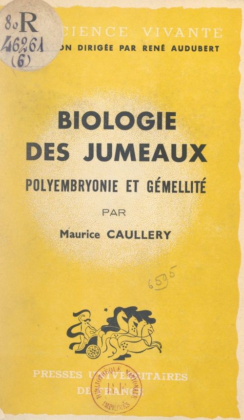 ebook cover of Biologie des jumeaux (polyembryonie et gémellité), by Maurice Caullery