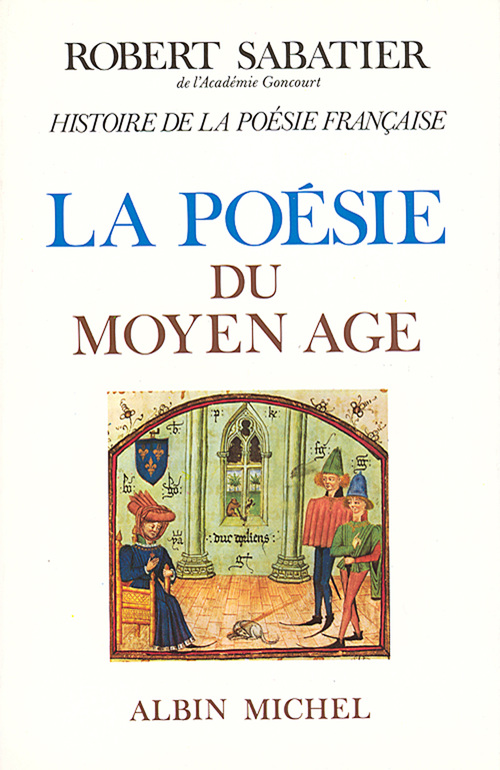 Couverture ebook de Histoire de la poésie française - tome 1, de Robert Sabatier