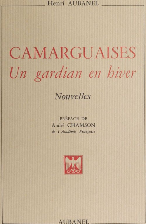 ebook cover of Camarguaises, by Henri Aubanel