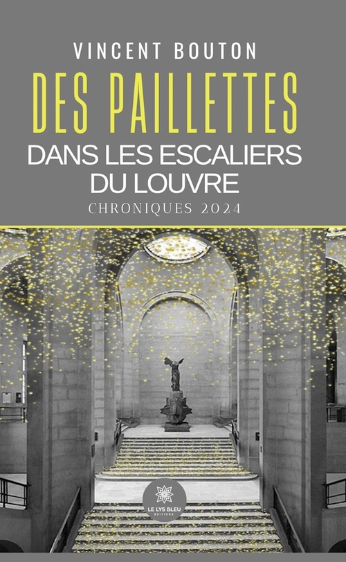 Couverture ebook de Des paillettes dans les escaliers du Louvre, de Vincent Bouton