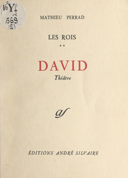 Couverture ebook de Les rois (2). David, de Mathieu Perrad