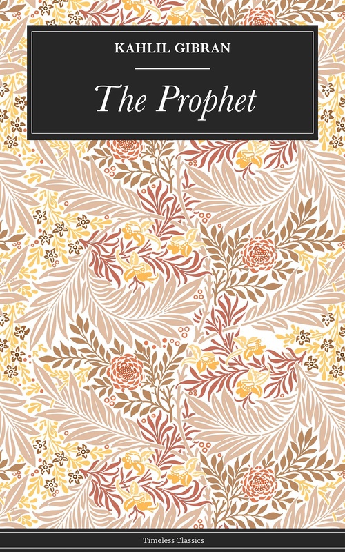 Couverture ebook de The Prophet, de Kahlil Gibran