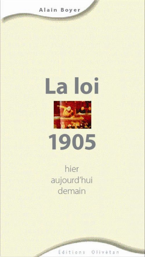 Couverture ebook de La loi 1905, de Alain Boyer